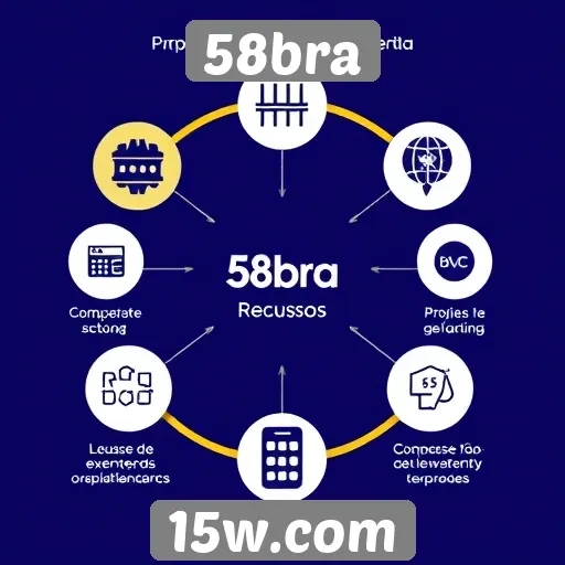 Destaques dos recursos disponíveis no 58bra